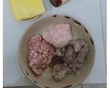 Hình bước làm 1 của món Mì hoành thánh