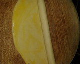 A picture of step 6 of Chapati (Soft, layered) served with coconut beans.