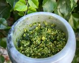 Foto del paso 4 de la receta: Pesto en mortero 💚