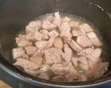 A picture of step 1 of Beef Soup with Veggies and Fish Balls.