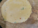 Leftover dal paratha