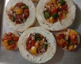 पिज़्ज़ा डोनट डिस्क (pizza donut disc in Hindi) रेसिपी चरण 5 फोटो