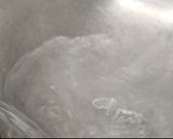 A picture of step 2 of Palak dal.