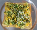 A picture of step 7 of Corn and Spinach Toast.