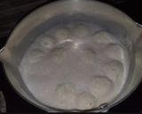 A picture of step 5 of Ras_Malai with powder milk.