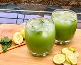 A picture of step 5 of Cucumber Ginger Mint Augua-fresca.