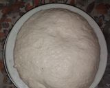 A picture of step 2 of Khamir dough.
