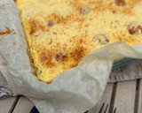 Foto del paso 7 de la receta: Pastel de espárragos trigueros con queso de cabra y cebolla caramelizada