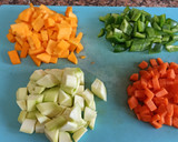 Foto del paso 2 de la receta: Sopa Minestrone con garbanzos y caldo de pollo