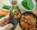 A picture of step 5 of Tokachi Jingisukan Bulgogi-Style Wraps.