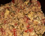 Foto del paso 3 de la receta: Huevos con chorizo / Omelette XL / Huevos revueltos 🍳