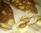 Pas rețetă Ruladă din clătite cu Nutella și banane 2 fotografie
