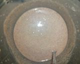 A picture of step 2 of Porridge with simsim flour.