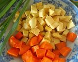 Hình bước làm 2 của món Cà ri thịt viên