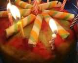 Foto langkah ke 10 dari resep Steamed Rainbow Cake 🍰ala Ny Liem.