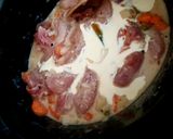 A picture of step 4 of My Slowcooker Chicken & Bacon with veg also Creamy Sauce 😍.