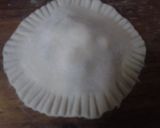 A picture of step 3 of Ravioli in pesto sauce.