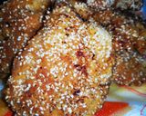 Sajtkrémes szezámos bundás csirkemell recept fázis 3 fotója