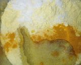 A picture of step 2 of Steamed Khaman Dhokla.