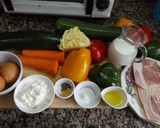 Foto del paso 1 de la receta: Pastel exquisito de vegetales al horno