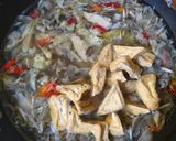 Foto langkah ke 4 dari resep Lodeh Jantung Pisang Tahu.