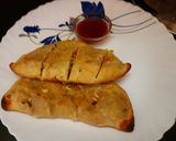 গার্লিক ব্রেড উইদ মেওনিজ চিকেন(garlic bread with mayonnaise chicken recipe in bengali) রেসিপির ধাপ 4 ছবি