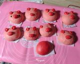Foto langkah ke 10 dari resep Pao Pig (Isi Selai Strawberry).