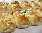 A picture of step 1 of 🥟Cheesy Chicken Dinner Rolls🥟.