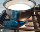 A picture of step 2 of Cream of Mushroom Soup with Bechamel Sauce.