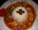 A picture of step 6 of Garlic rice with chicken shashlik.