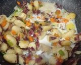 Foto del paso 3 de la receta: Ñoquis con jamón