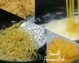 A picture of step 2 of Besan Sev.