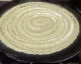 A picture of step 4 of Pearl millet crispy dosa.