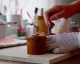 A picture of step 16 of Fluffy Chocolate Chiffon Cake.