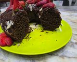 عکس مرحله 16 از دستور کیک شکلات و بادام 🎂 (Chocolate & Almond Cake) با گاناش نوتلا