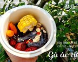 Hình bước làm 3 của món Mì gà ác tiềm phiên bản em bé - 9m+