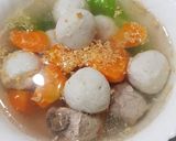 Foto langkah ke 4 dari resep Resep sop bakso ikan.