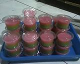 Foto langkah ke 4 dari resep puding pelangi.