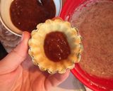 Pas rețetă Mini tarte cu gem și spumă de nucă 4 fotografie