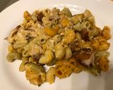 Foto del paso 4 de la receta: Fideos con pollo a la crema de calabaza y queso