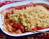 A picture of step 7 of Spices Plum and pear crumble 🍐🍑.