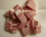 A picture of step 1 of Pork Loin Skewers.