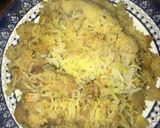 A picture of step 8 of Chicken Biryani northern style.