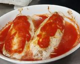Foto del paso 4 de la receta Pechuga rellena de jamón York y queso