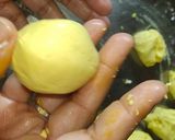 A picture of step 4 of Rajbhog.
