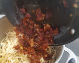Foto del paso 6 de la receta: Espaguetis picantes con jamón ibérico y tomates secos