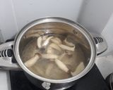 Hình bước làm 2 của món Canh rau mồng tơi chay