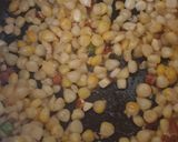 A picture of step 5 of Spinach corn bites.