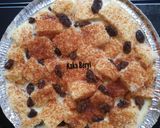 Foto langkah ke 6 dari resep Banana Bread Pudding With Vanilla Sauce..