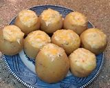Foto del paso 7 de la receta: Papas rellenas con queso envueltas en tocino🌺